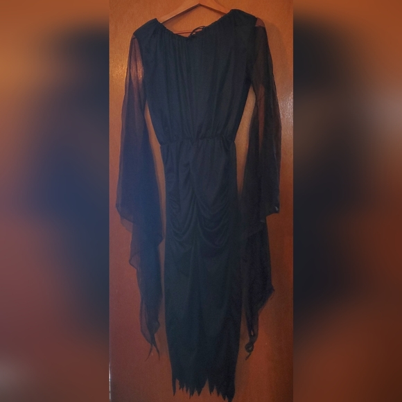 Elegant Witch Hallowe'en Costume size adult small, unique! - Picture 5 of 7